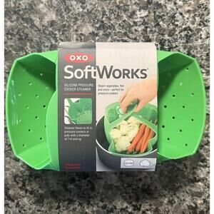 OXO Softworks Silicone Pressure Cooker Steamer Basket for Fish, Veggies, & More!